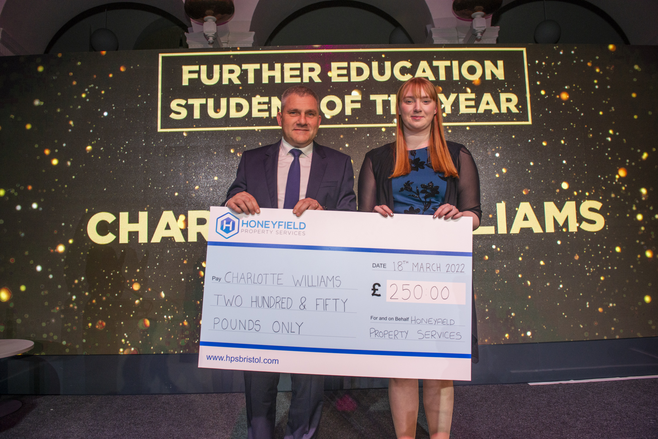 Further Education Student of the Year – Charlotte Williams