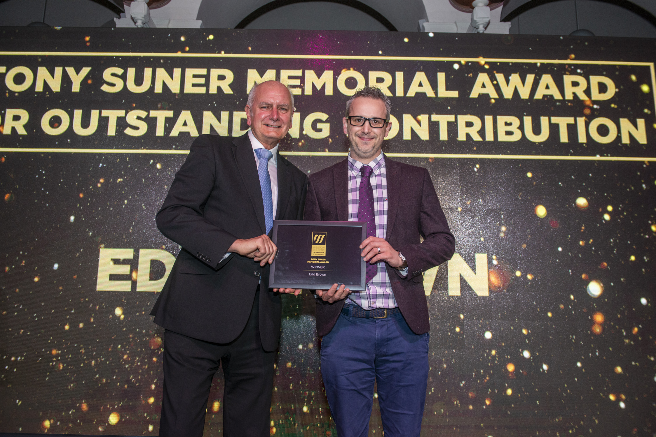 Tony Suner Memorial Award for outstanding contribution - Edd Brown