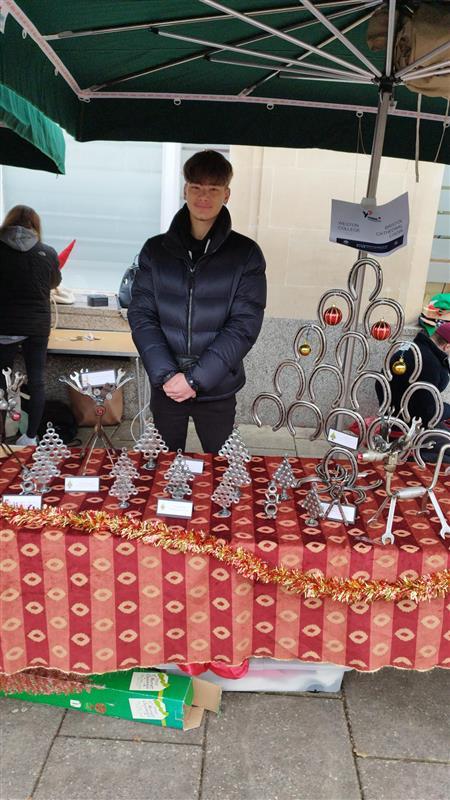 Learner's Success at Winter Market for Young Enterprise