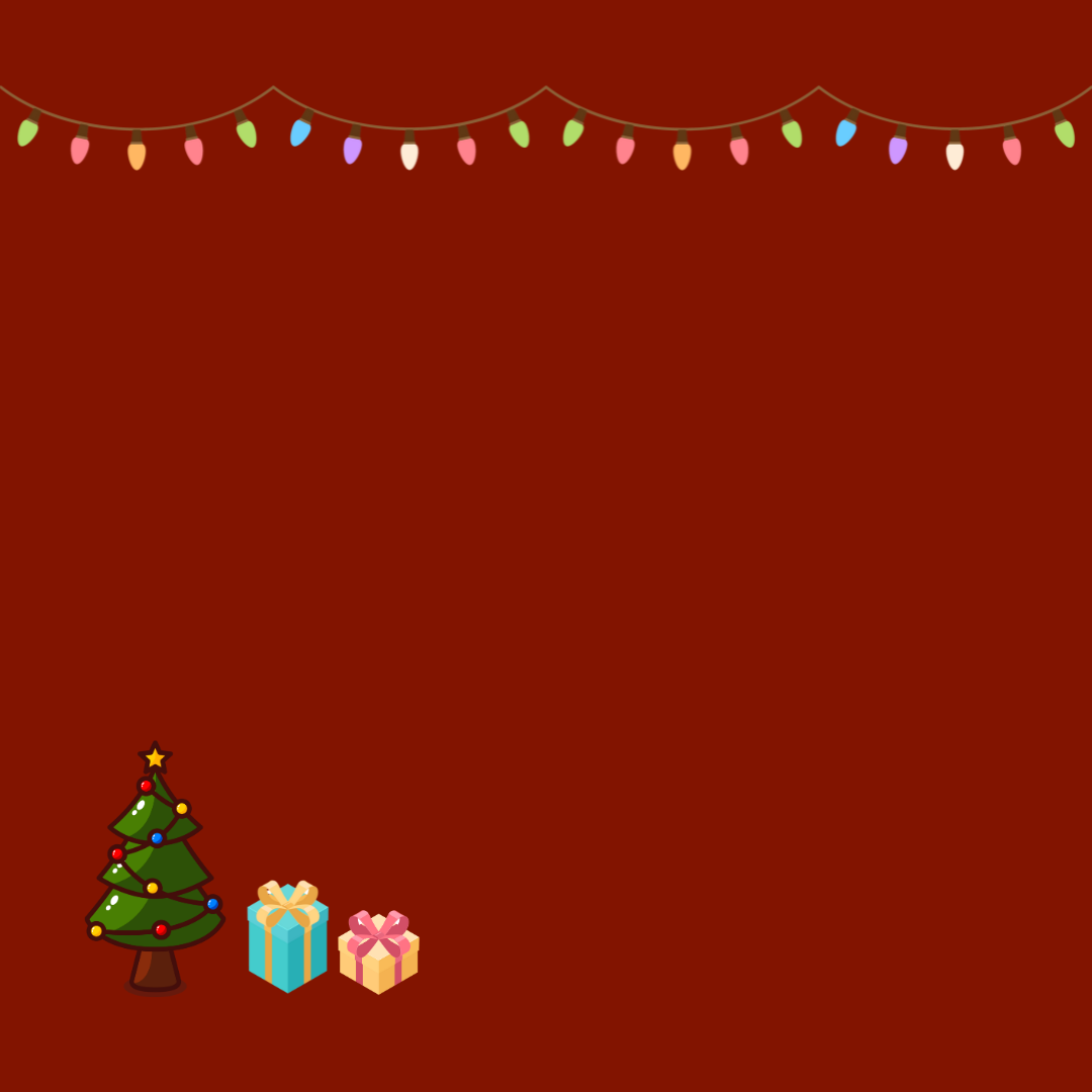 Christmas tree, Christmas presents, and Christmas lights background