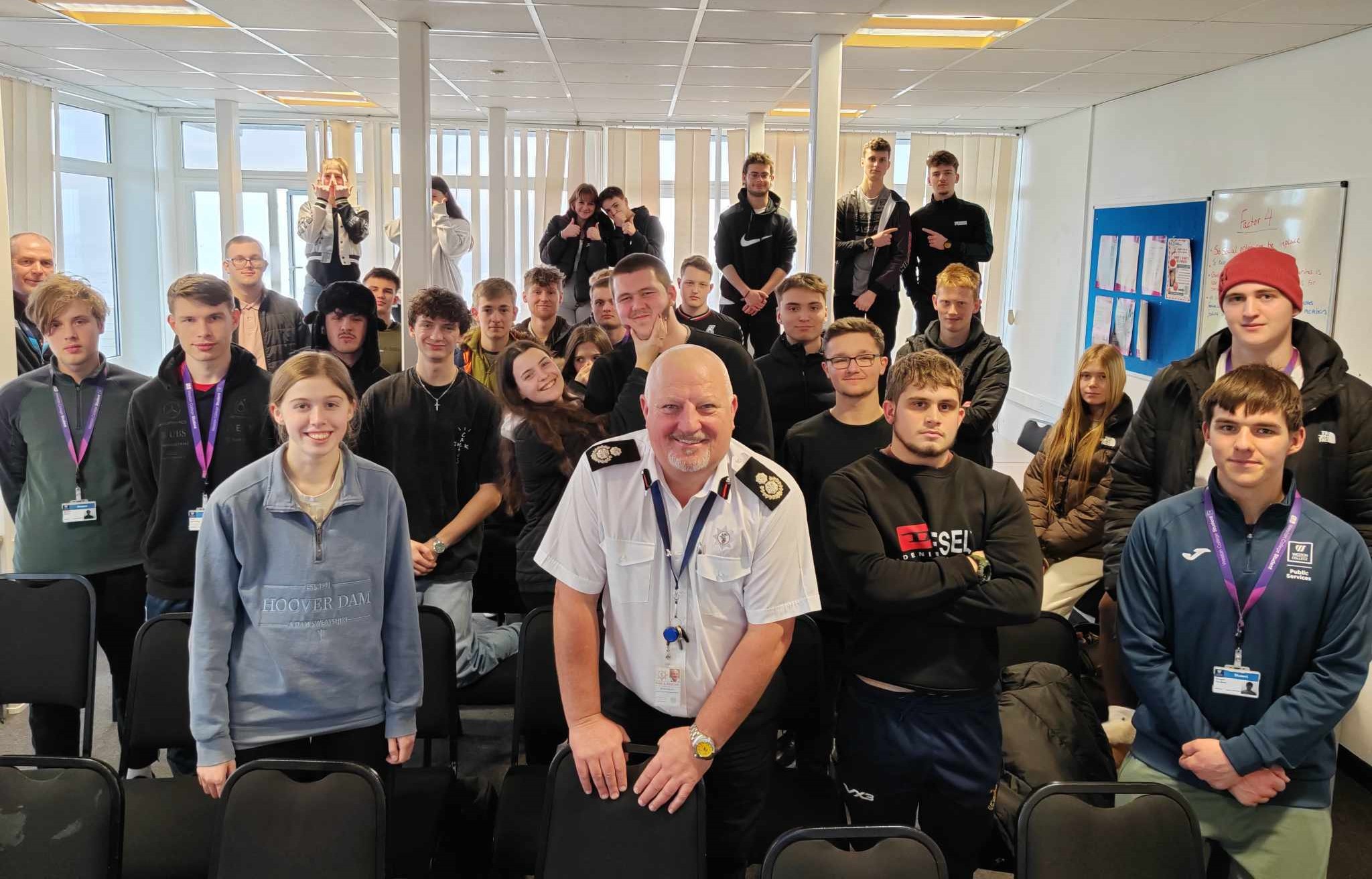 Protective Services Learners Receive Talk from Grenfell Tower Senior Fire Fighter