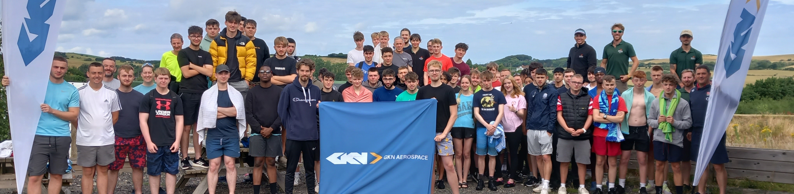 gkn apprentices on community trip