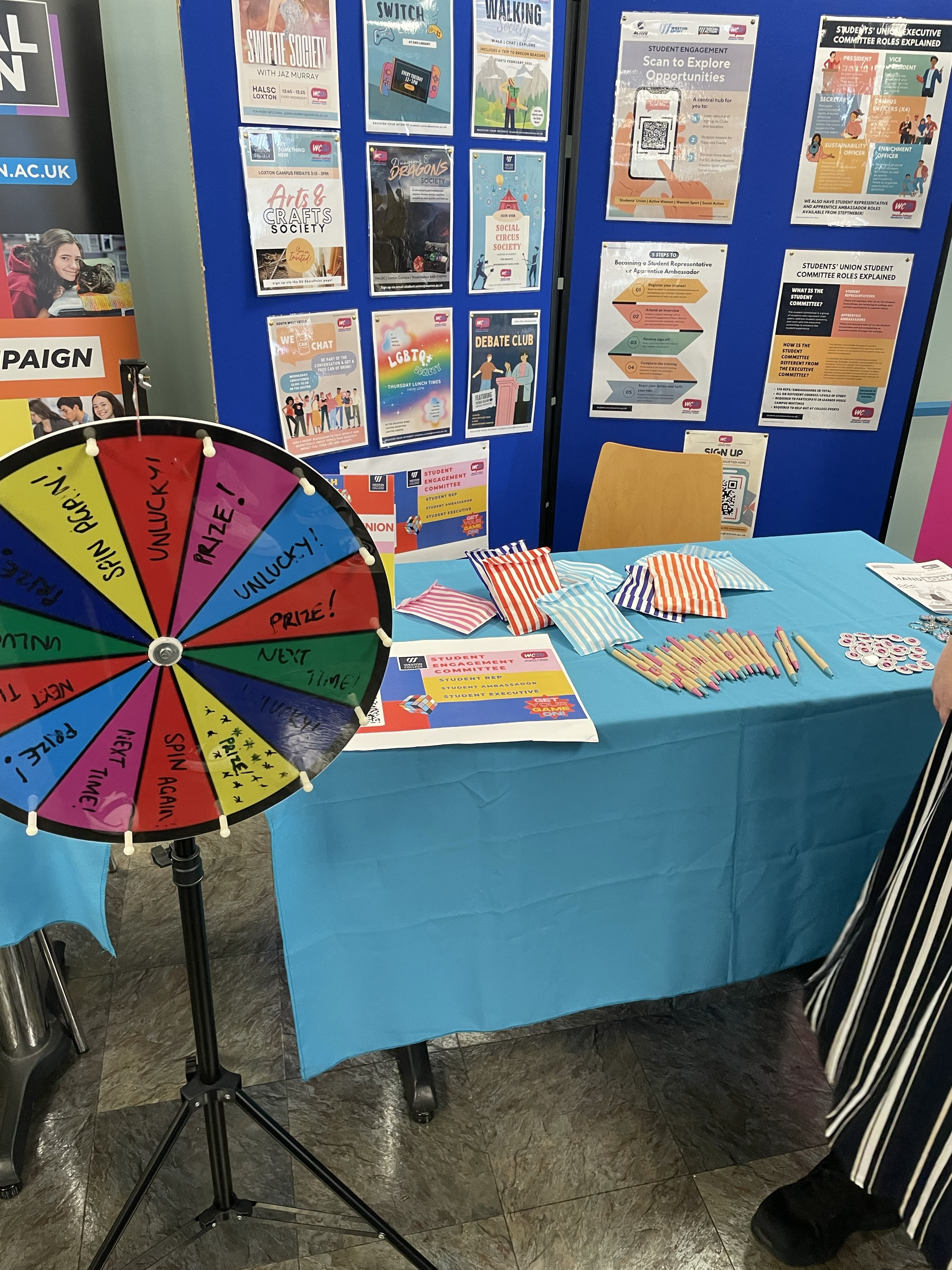 Freshers' Fair Stall