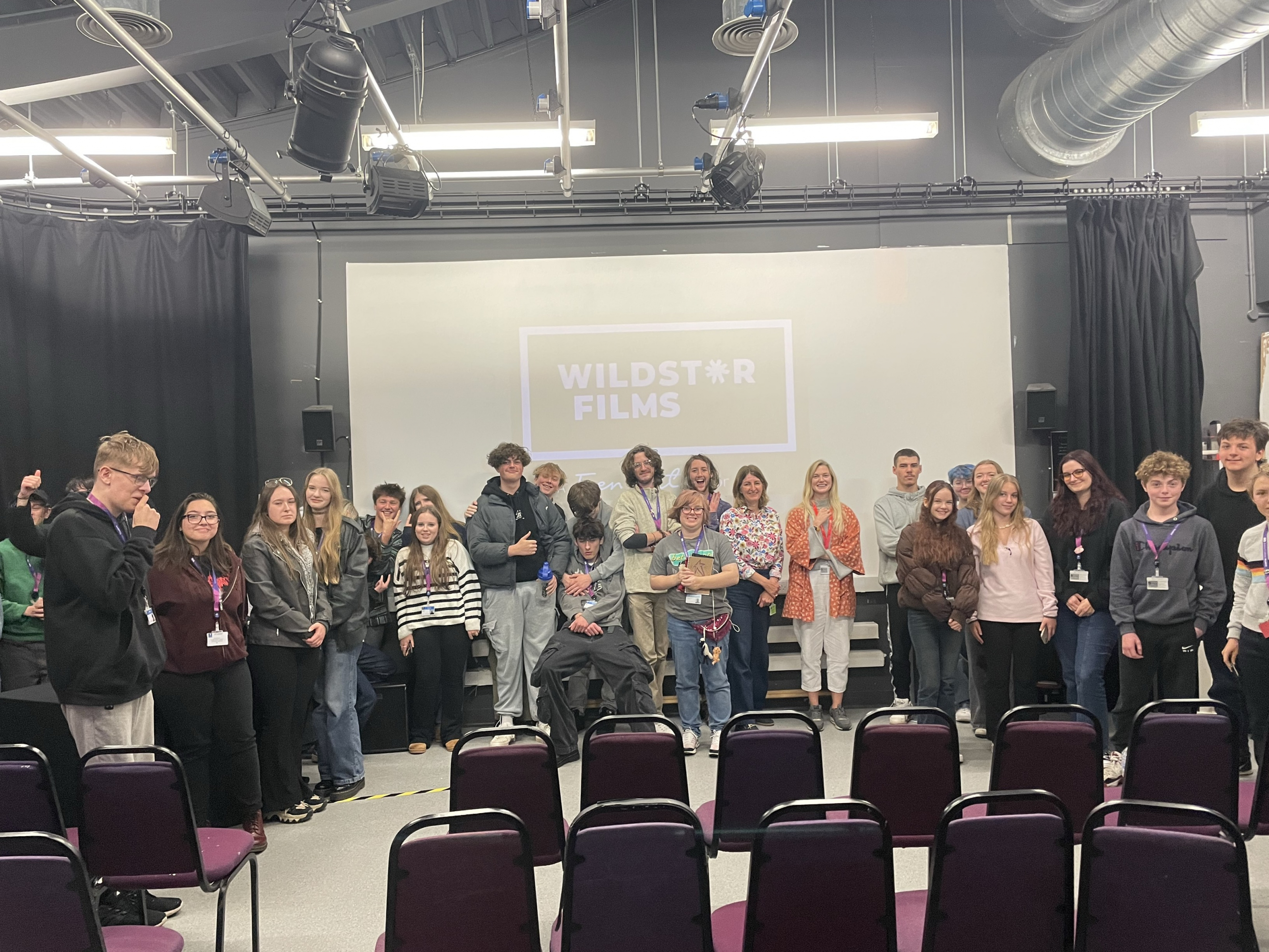 Wildstar Films Visiting Our Level 3 TV, Film & Creative Production students