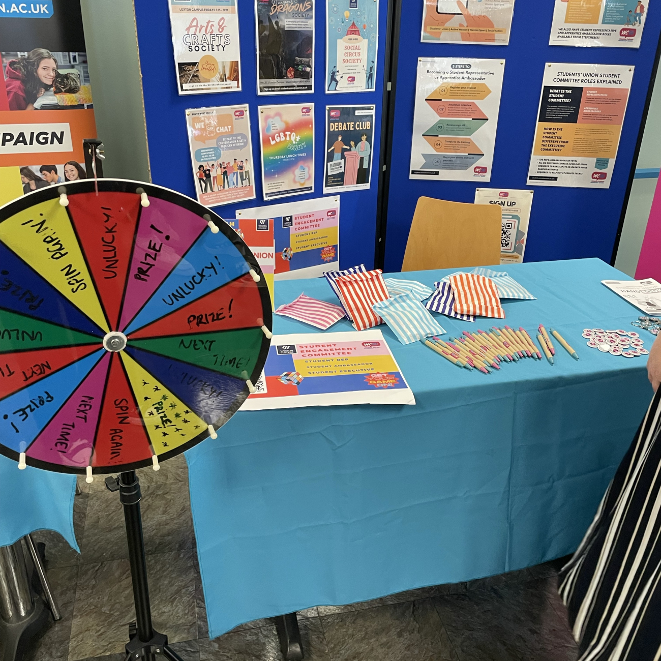 Freshers' Fair Stall