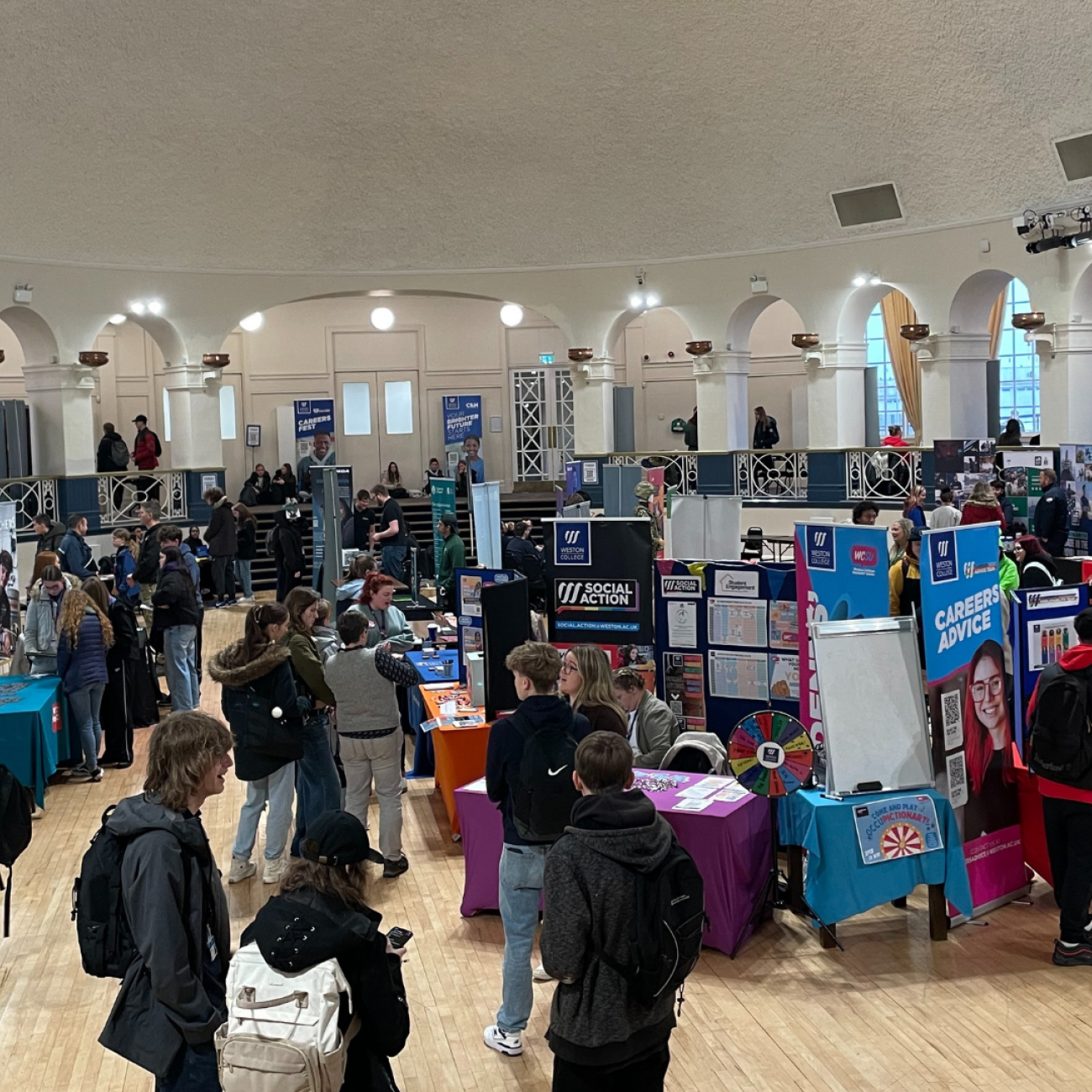 careersfest 2024, students in ballroom