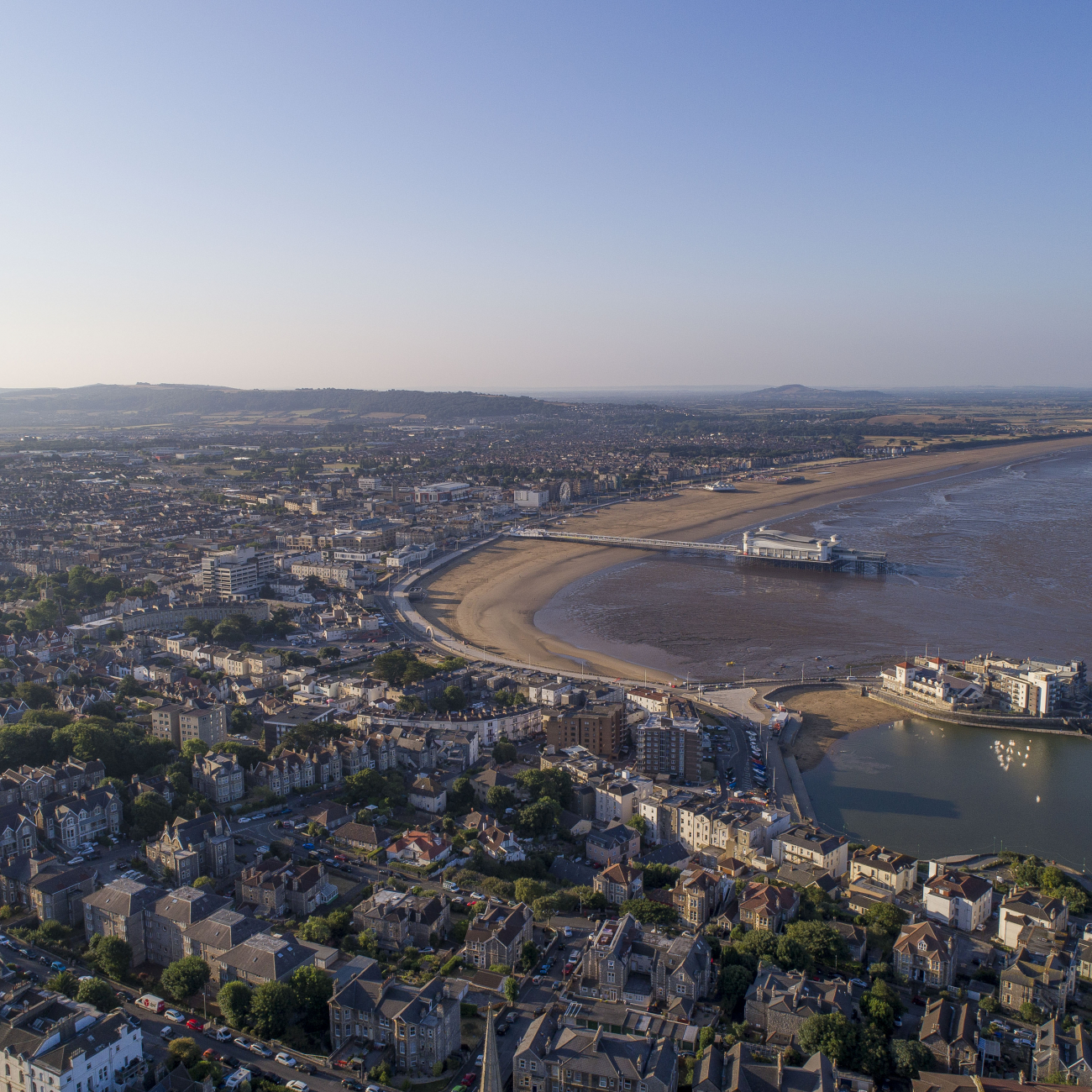 Aerial Shot of Weston