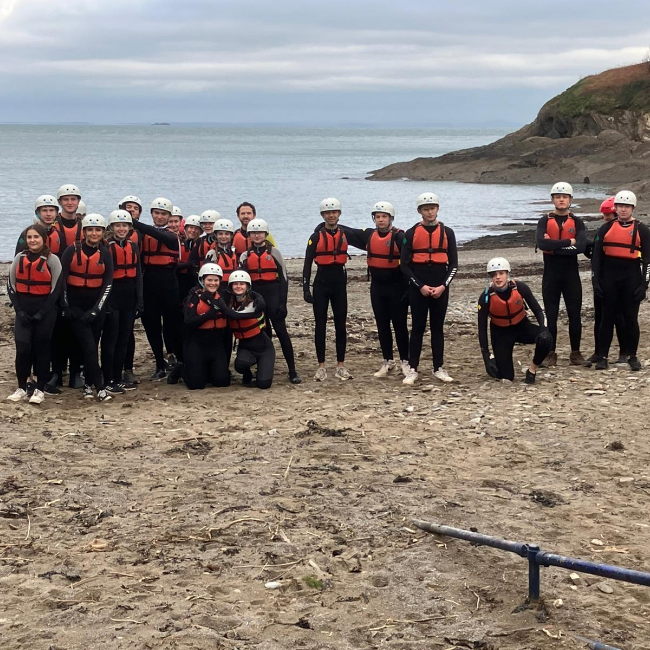 protective services students at bristol estuary