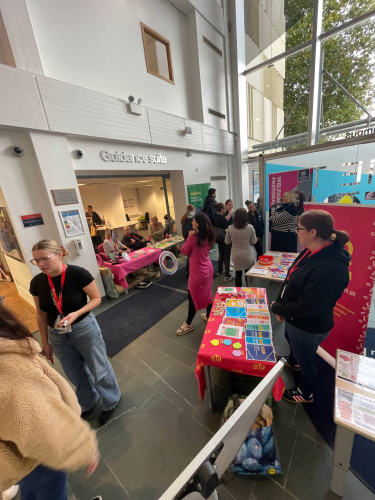 Welfare Charity stalls at Wellbeing Week