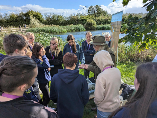 Wildlife talk to students